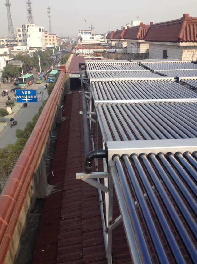 常州达成宾馆太阳能热水工程