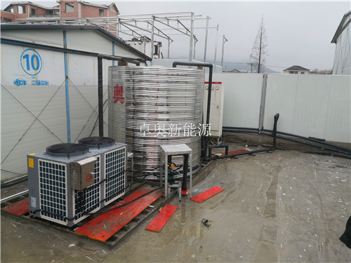 杭州临安工地项目部十吨空气能项目